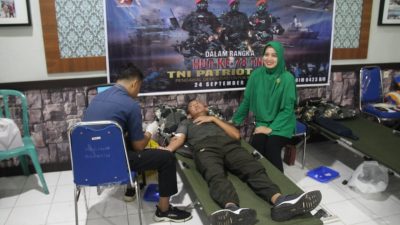 Kodim 0423 BU Meriahkan Peringatan HUT TNI Ke-78 Dengan Semangat Kepedulian Sosial