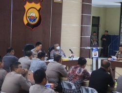 Rakor Operasi Mantap Brata Nala 2023-2024, Polda Bengkulu Siap Jaga Keamanan Pemilu 2024