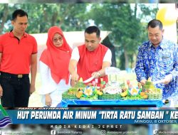 Perumda Air Minum Tirta Ratu Samban Meriahkan HUT ke-33 dengan Family Gathering