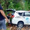 Bawa Pasien Ke Kota Bengkulu, Ambulance Puskesmas Kota Donok Terjun ke Jurang di Talang Empat