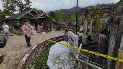 Diduga Dibakar OTD Kantor Desa Sebelat Ulu Kabupaten Lebong Ludes Dilalap Sijago Merah