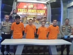 Empat Pelaku Pencurian Besi Asal Lebong Diamankan Polsek Padang Jaya