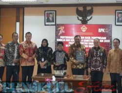 Ketua DPRD Bengkulu Utara Hadiri Penyerahan LHP dari BPK RI