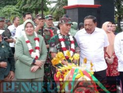 Ketua DPRD Bersama Bupati Bengkulu Utara Sambut Kunjungan Kerja Panglima Kodam II Sriwijaya