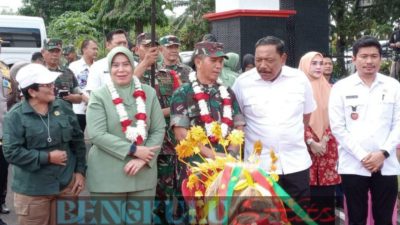 Ketua DPRD Bersama Bupati Bengkulu Utara Sambut Kunjungan Kerja Panglima Kodam II Sriwijaya