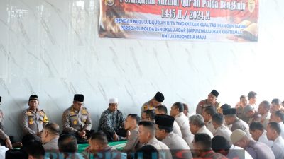 Polda Bengkulu Gelar Peringatan Nuzulul Qur’an 1445 H/2024 M