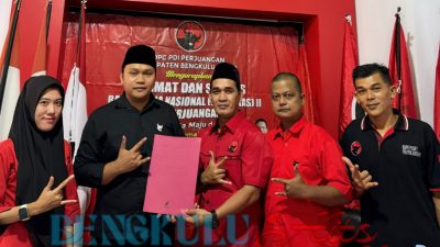 Putra Sulung Bupati Bengkulu Utara Resmi Daftarkan Diri ke PDI Perjuangan Sebagai Bacalon Bupati Bengkulu Utara Tahun 2024