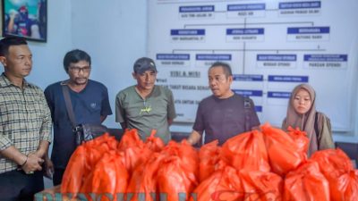 Sekretariat Bersama SEKBER BU, Serahkan Bingkisan Parcel Jelang Idul Fitri 1445 H