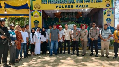Sinergi Mewujudkan Keselamatan Selama Musim Mudik Bupati Kaur Sambangi Posko Ops Ketupat Nala 2024