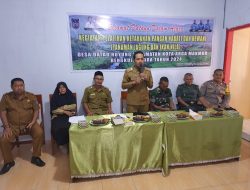 Pelatihan Ketahanan Pangan Nabati dan Hewani di Desa Datar Ruyung, Bintara Kodim 0423/BU Menjadi Nara Sumber