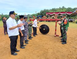 Program TMMD ke-120 di Bengkulu Utara Telah Diluncurkan untuk Mewujudkan Percepatan Pembangunan Secara Resmi