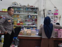 Cegah Kenakalan Remaja, Polsek Padang Jaya Imbau Pemilik Warung Jual Rokok, Lem Aibon dan Komik Kepada Pelajar