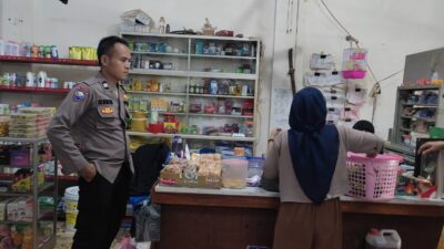 Cegah Kenakalan Remaja, Polsek Padang Jaya Imbau Pemilik Warung Jual Rokok, Lem Aibon dan Komik Kepada Pelajar
