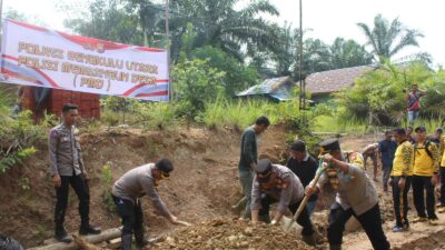Polres Bengkulu Utara Perkuat Sinergi dengan Warga Lewat Program Polisi Membangun Desa