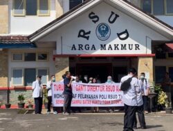 Dokter Spesialis RSUD Arga Makmur Gelar Aksi Demo, Tuntut Penggantian Direktur
