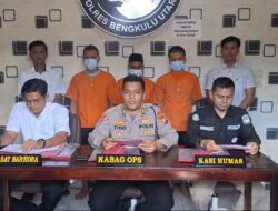 Polres Bengkulu Utara Berhasil Meringkus Tiga Pelaku Pengguna Narkotika Golongan I