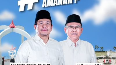 Duet Arie Septia Adinata dan Sumarno Bertekad Tingkatkan Ekonomi Masyarakat dengan Perbaikan Jalan Berlobang