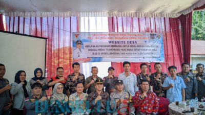 Meningkatkan Transparansi di Era Digital, Desa Tanjung Karet Resmi Launching Website Desa