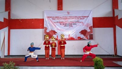 Memeriahkan HUT RI ke-79 Dinas Pendidikan Bengkulu Utara Gelar Pentas Seni Lomba Tari Hingga Mencak Silat