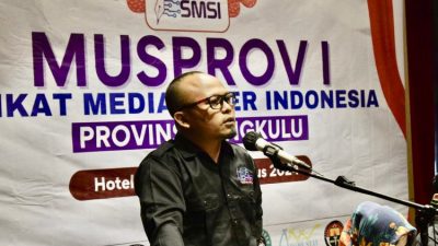 Wibowo Susilo Terpilih Kembali Sebagai Ketua SMSI Provinsi Bengkulu Secara Aklamasi