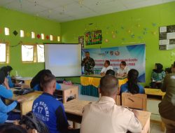 Satgas Pam Puter Enggano dan BKKBN Provinsi Bengkulu Sosialisasikan Program PIK-R di SMAN 06 Enggano
