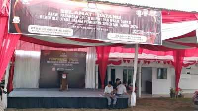 KPU Bengkulu Utara Resmi Membuka dan Menerima Pendaftaran Paslon untuk Pilkada 2024