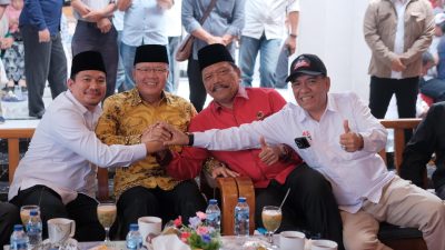 Rohidin dan Mian Hadiri Deklarasi Dukungan Arie – Sumarno Bersama Ribuan Pendukung