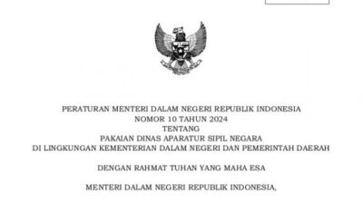 Peraturan Baru Pakaian Dinas ASN Dan PPPK Berdasarkan Permendagri Nomor 10 Tahun 2024