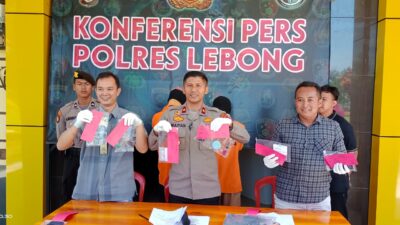 Polres Lebong Tangkap Bandar Narkotika, Tujuh Paket Sabu Bersama Tersangka Berhasil Diamankan