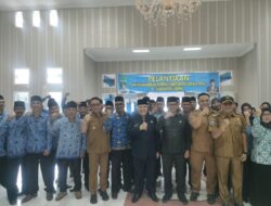 Plt Bupati Lebong Drs Fahrurrozi Gelar Pelantikan dan Pengambilan Sumpah Jabatan 47 Pjs Kepala Desa