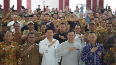 Bupati Bengkulu Utara Sambut Ketua DPD RI Sultan Bachtiar Najamudin dalam Workshop Penguatan Tata Kelola Keuangan Desa