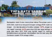 ROA Minus, Tata Kelola Lemah, Audit BPKP Beberkan Kondisi Perumda Tirta Ratu Samban