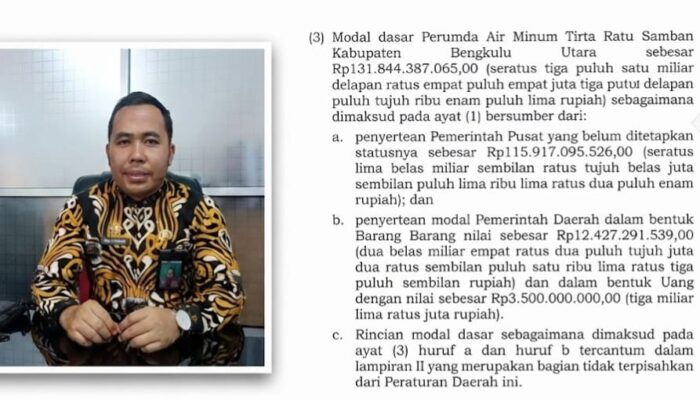 Dewan Pengawas Sebut Temuan BPKP Kerugian Perusahaan, Audit Rp34 Miliar Perumda Tirta Ratu Samban Kian Disorot